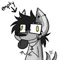Puppy Brain Head Empty YCH | $13USD Flat | OPEN by hxneybee
