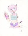 the updated vera in her hedgidnat form by Veralynn777