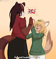 Flynn and Yazz - Ponytail Buddies by FlyingTrace