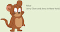 Mouse Daily Character - Jerry (Tom and Jerry in New York)