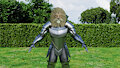 Lion knight in armor by Nihleon