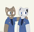 Doggy and Poley (2023) by BreadKitten123