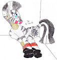 Zecora the Zebra Zipped Up