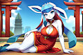 Glaceon OC - Lei Heng by Rayfox