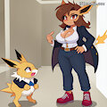 Jolteon OC - Kerenza Raikou