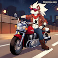 Midnight Lycanroc OC - Keith by Rayfox