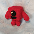 Needle felted cube OC