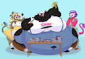 Pie Eating Competition Winner by nosferatu16