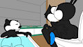 Oswald's bathroom experience~