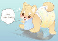 Sticking Out Your Diaper Gyatt by RinUsagii