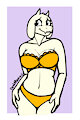 Cute Toriel in Lingerie by DeskManiac