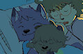 Cuddle Puddle by Calebthefox
