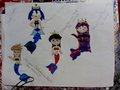 2 merhogs and 2 mermaids by InspirationandHarmony