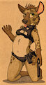 Hyena Pistol Brown Paper