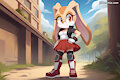 AU Cream the Rabbit