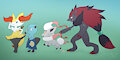 Pokes hanging out | Comm