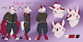 Tokon Kitsune Reference Sheet-Clothed