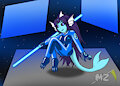 Mizuko in her ship. by metalzaki