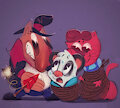Ling Ling and her new friends by MADJerk