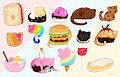 Blob cat foods