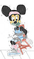 Minnie Mouse Exercising Freedom