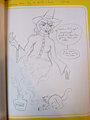 Nonsense-Tober Sketch Day 17 - Witch + Smoke