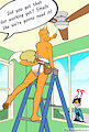 [Commission] Home Improvement by BigMittenKitten