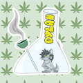 420 Bong Badge YCH | $78USD Flat | OPEN | 5 SLOTS by hxneybee