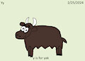 My ABC Animal Month - Yak