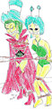 Unwilling Marcher Llyra and Marrina