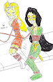 Unwilling Marchers Jarella and Gamora