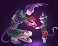 Blend: Mia and Hermit by sacrificabominat