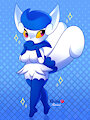 Lovely Meowstic! [fanart] by DudeRedBlue