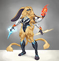 Leona/Ruby Fusion by Besky-Draws