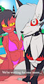 Poolside Demons~ (animated) by creatiffy