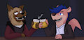 Out drinking