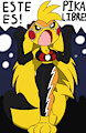 Highly Unusual Pika Libre (Pikaria) by TenebrousRaven