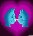 Mom & Son Nuzzling by CaptainMooncat