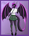 Commission: Mivia the dragon girl by JavithecyborgGX20