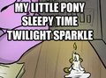 Twilight has a nap! Daww