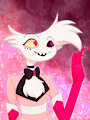 Angel Dust from Hazbin Hotel