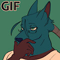 Sticker n&deg;4 - Fe's thinking [GIF]