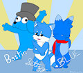 Three Blue Creatures by TentsOnFire