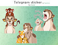 Telegram stickers for Zariel