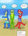 Croger and Draitor take Croc's clothes by BearsFlush