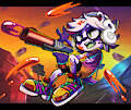 Patreon Reward Sketch: Splatoon OC Blaster