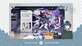 ✦ Stream Overlay for  @Furoroshu ✦ by KurohNeko