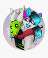 [C] Yozora and Jaxxx by VolodyaNocturne