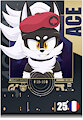 ▶️Commission Badge for @MrFrenchyJackal #003 (twitter) by Kirudi18