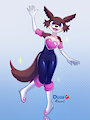 Juno's Rouge Outfit [fanart] by DudeRedBlue